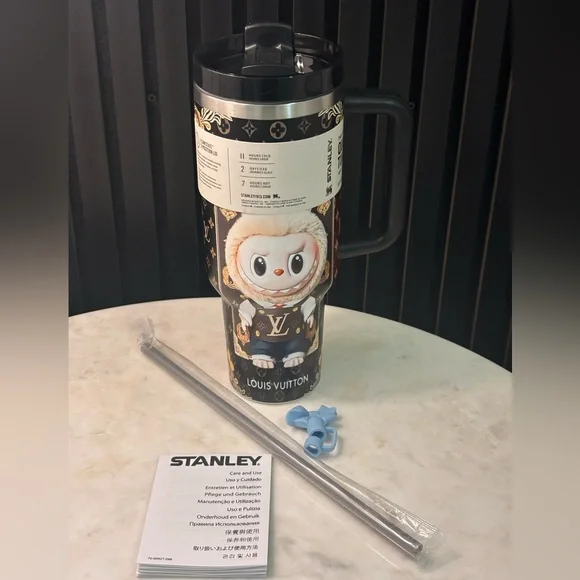 Stanley Labubu Black and Gold Character Tumbler - Picture 2 of 5